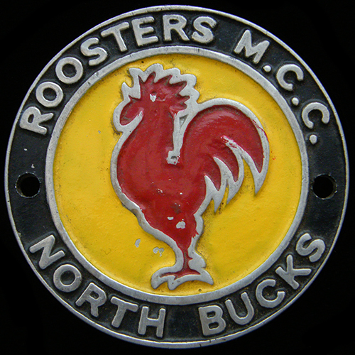 Roosters Motor Cycle Club North Bucks Car Badge