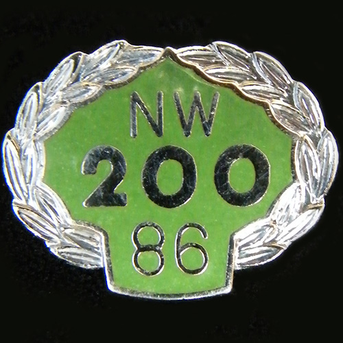North West 200 pin badge