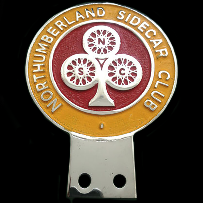 Northumberland Sidecar Club car Badge