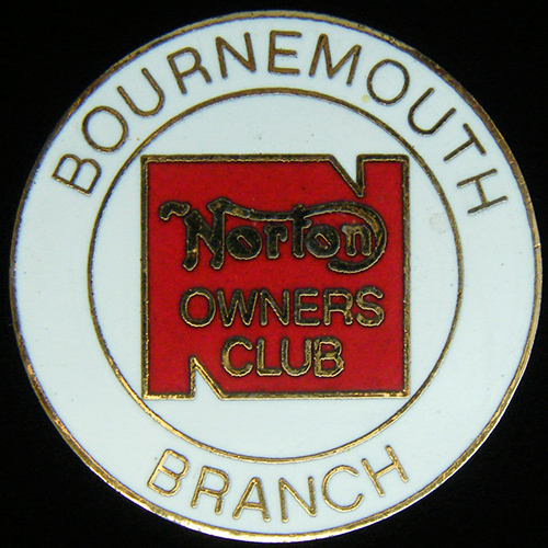 Norton Rally pin badge