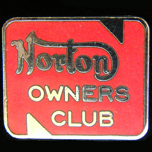 Norton Owners Club pin badge