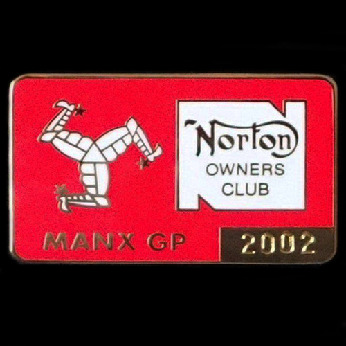 Norton Owners Club pin badge