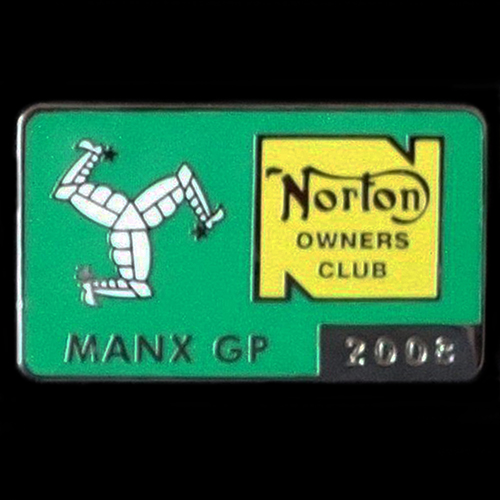 Norton Owners Club pin badge