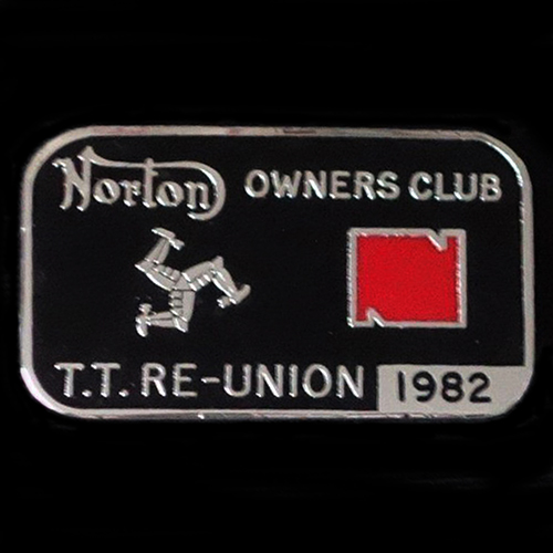 Norton Owners Club pin badge