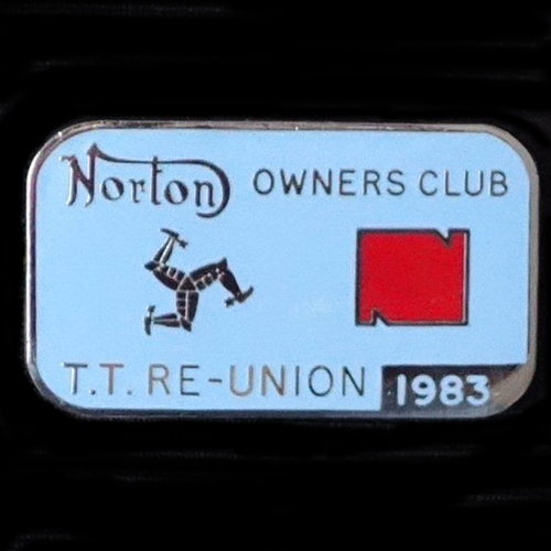Norton Owners Club pin badge