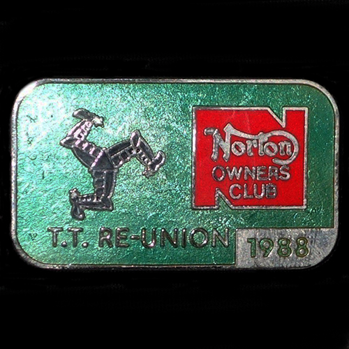 Norton Owners Club pin badge