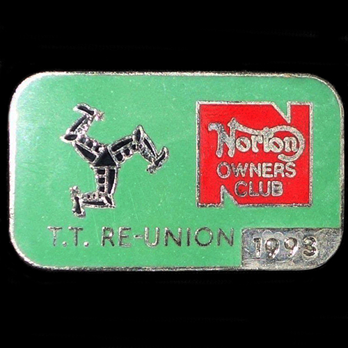 Norton Owners Club pin badge