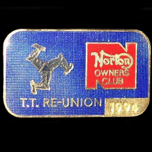 Norton Owners Club pin badge