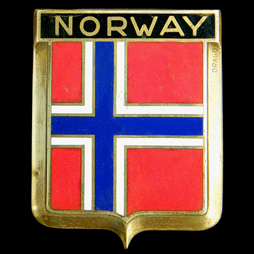 Norway Car Badge (Drago) 