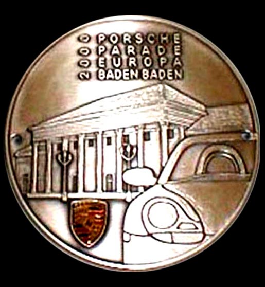 Porsche Parade Europa 2000 car badge