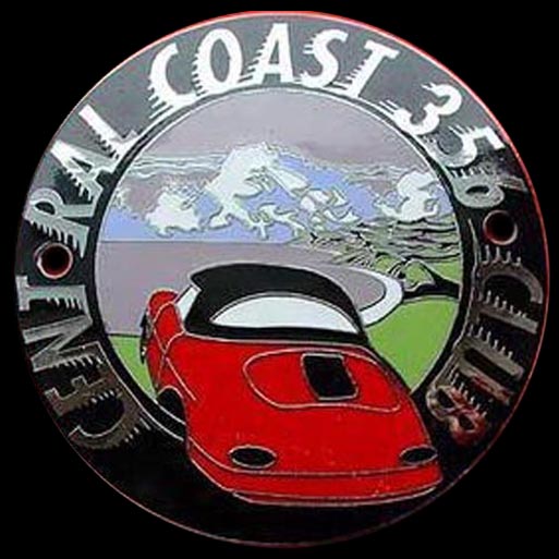 Porsche Central Coast 356 Club car badge