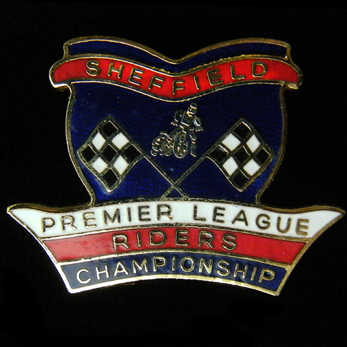 Premier League (Speedway) Riders Championship lapel Badge