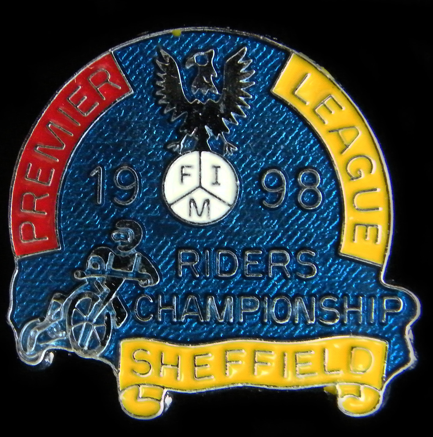 Premier League (Speedway) Riders Championship lapel Badge