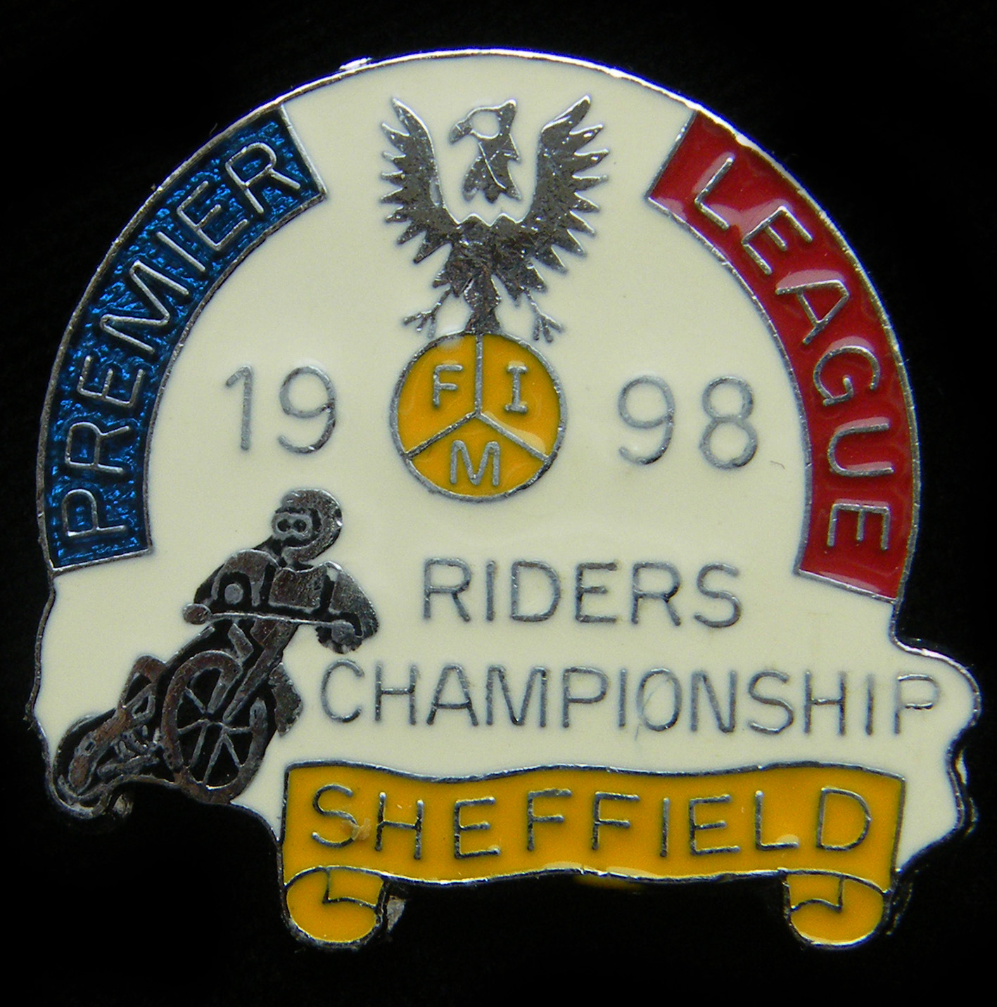 Premier League (Speedway) Riders Championship lapel Badge