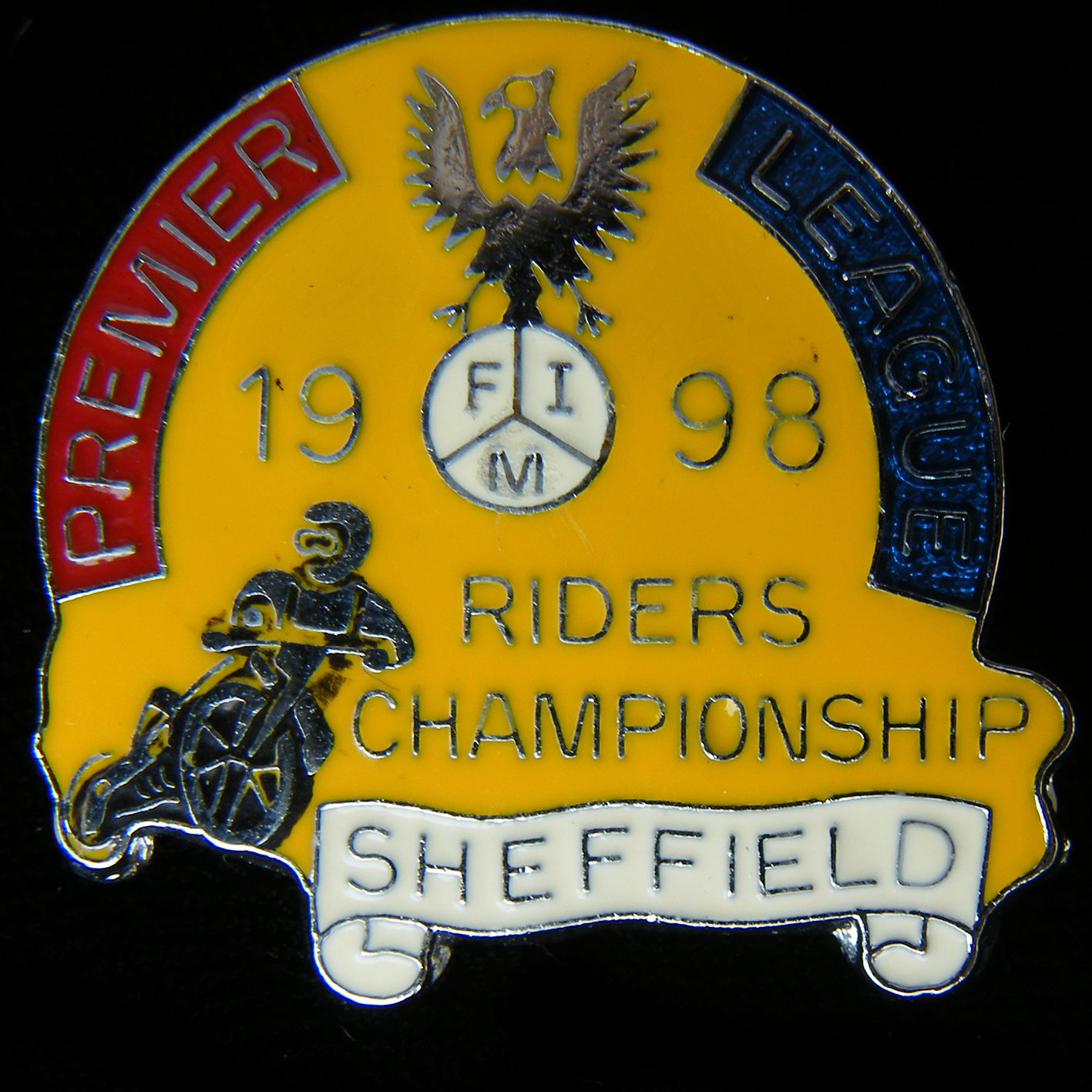 Premier League (Speedway) Riders Championship lapel Badge