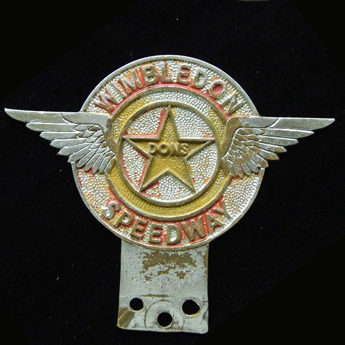 Wimbledon Speedway car Badge