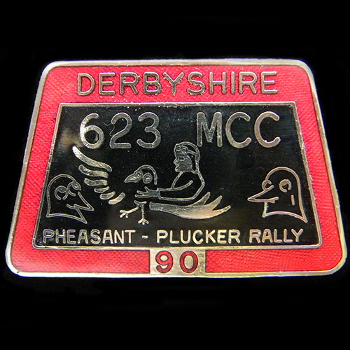 Pheasant Plucker Rally pin badge 