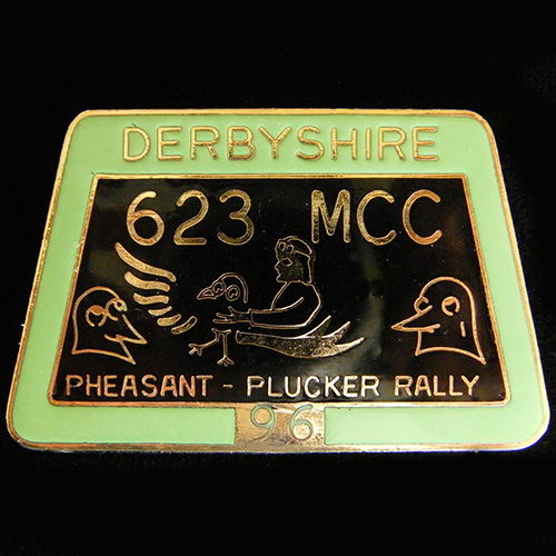 Pheasant Plucker Rally pin badge 