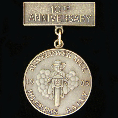 Pilgrims Rally medallion type badge