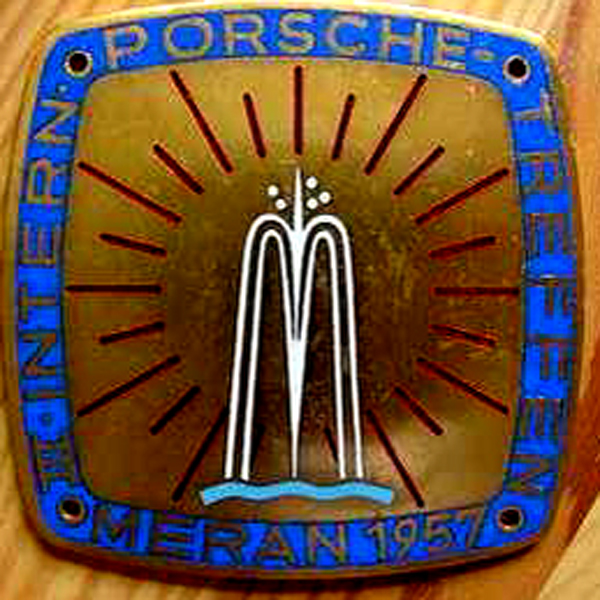 Porsche International Rally Meran car badge