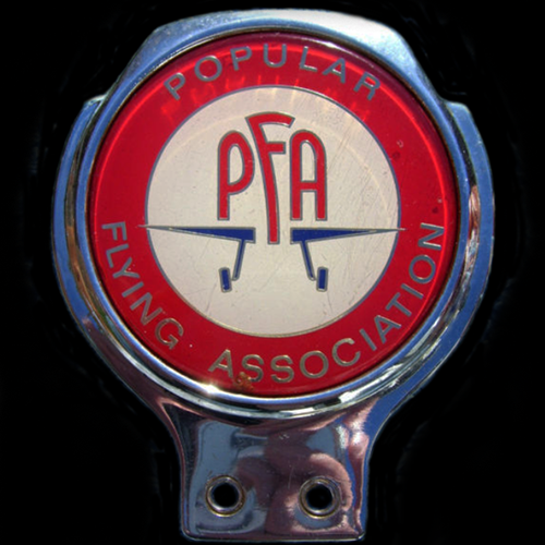 Popular Flying Association car badge