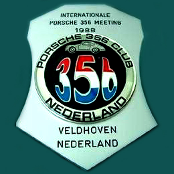 International Porsche Meeting car badge