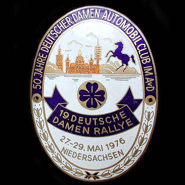 Deuischer Damen Automobil Club  car badge