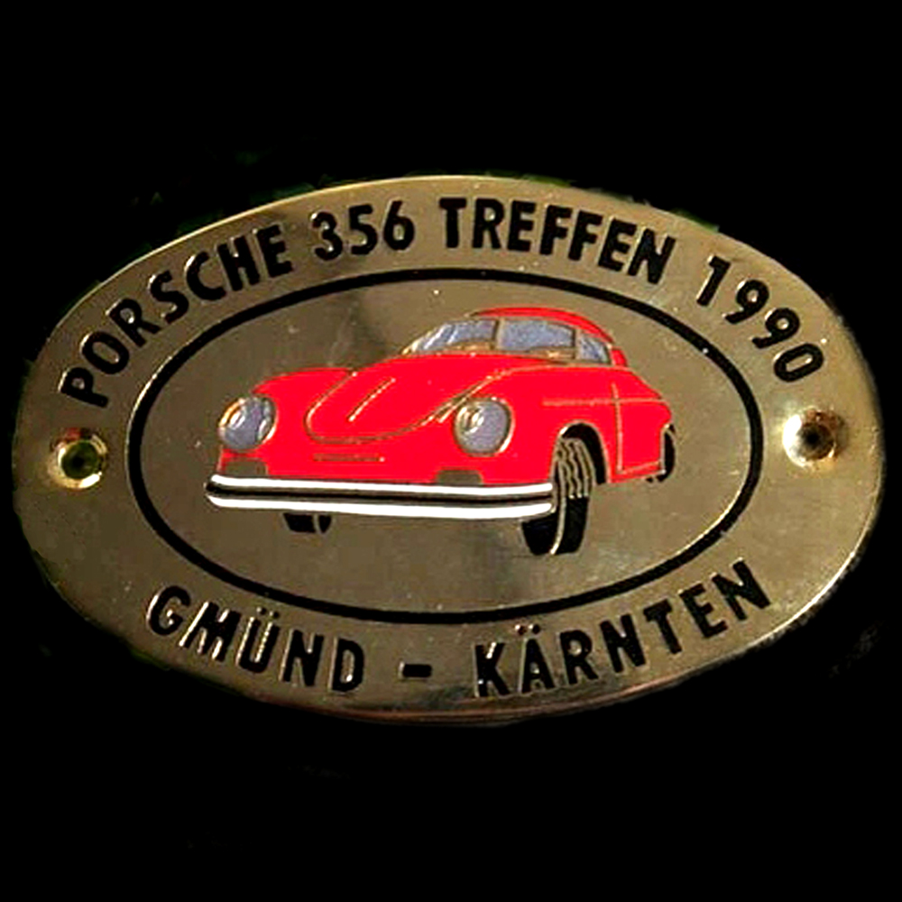 Porsche 356 Gmund Karnten car badge