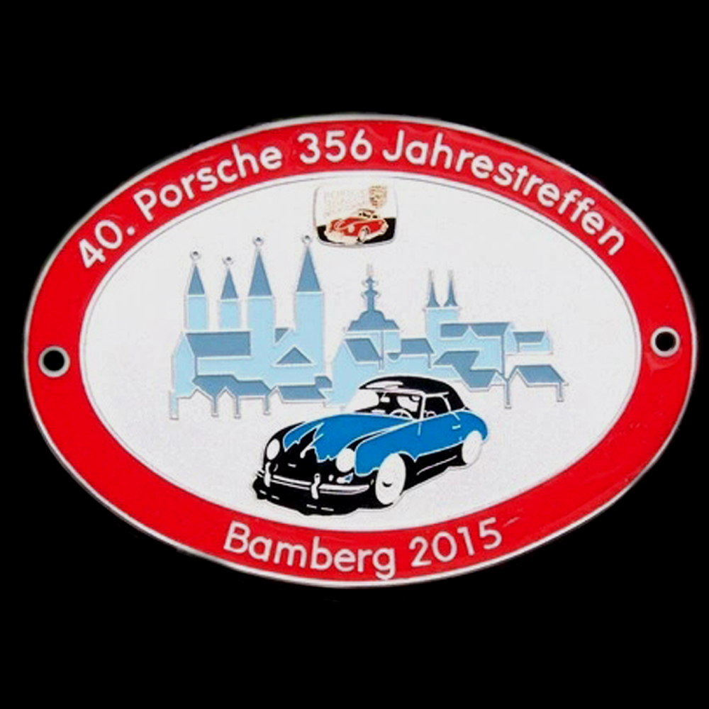 Porsche 356 Jahrestreffen car badge