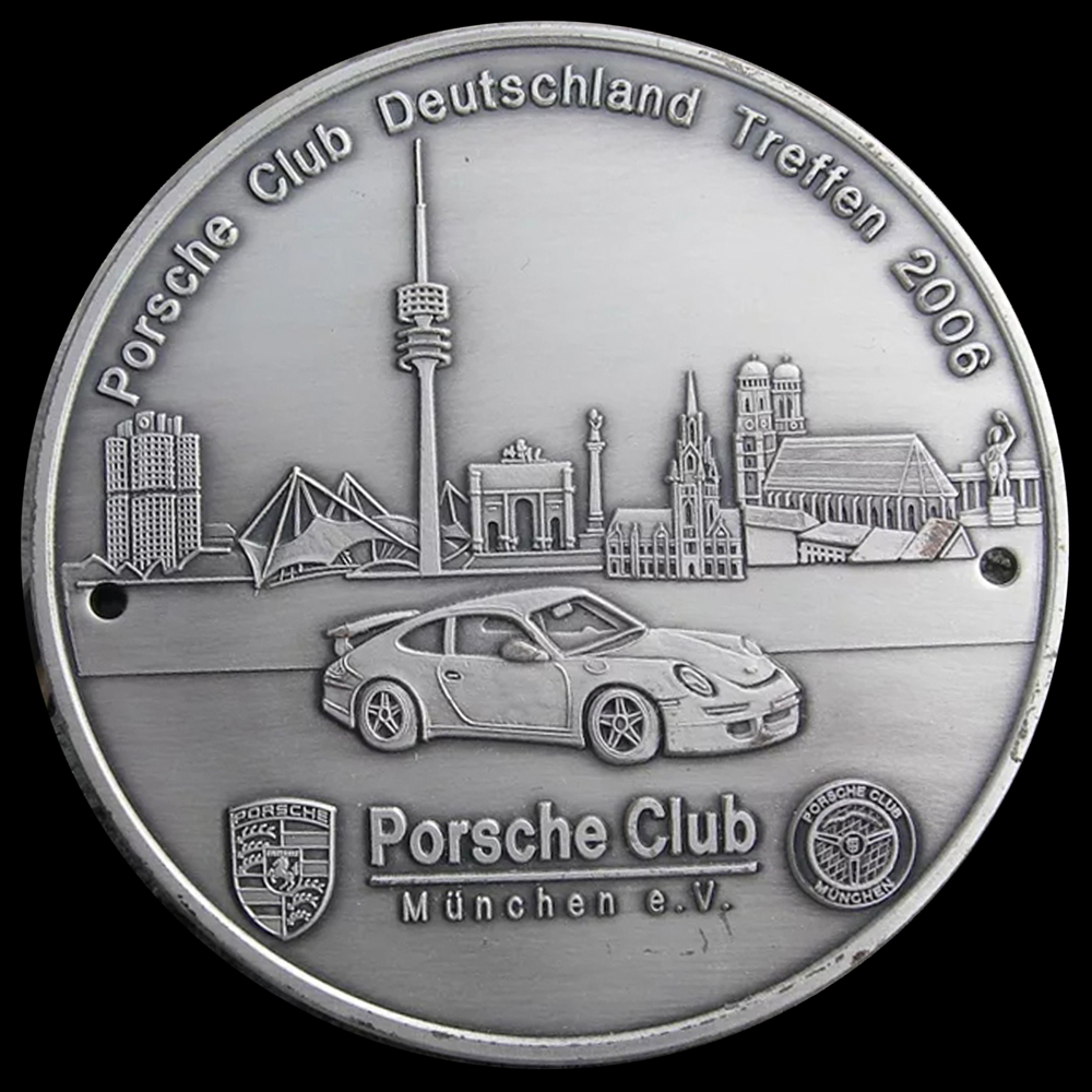 Porsche Club Munchen car badge