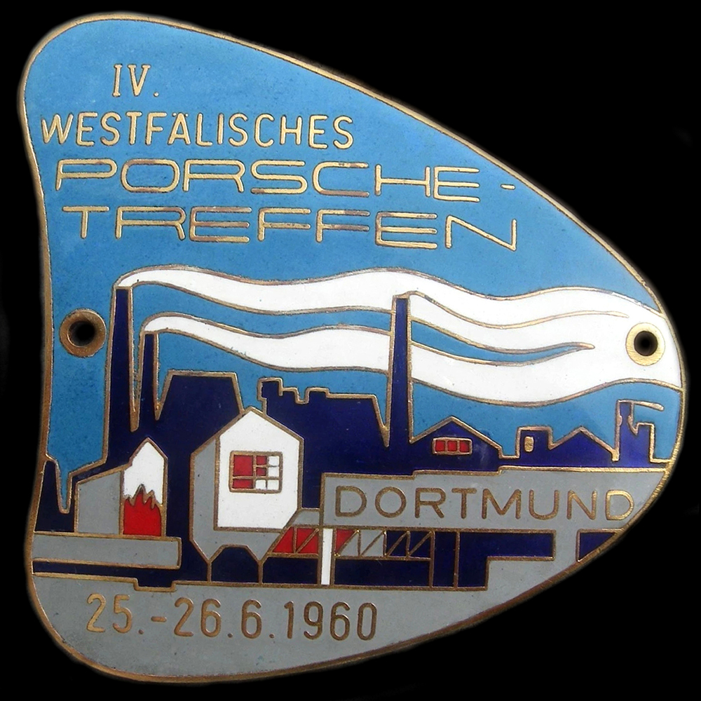 Porsche Westfalisches Treffen car badge