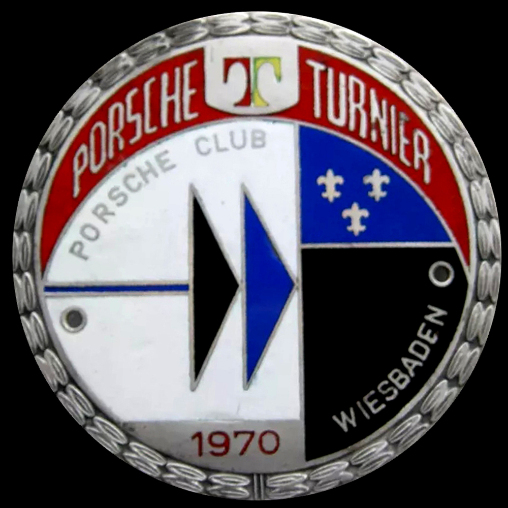 Porsche Club Wiesbaden car badge