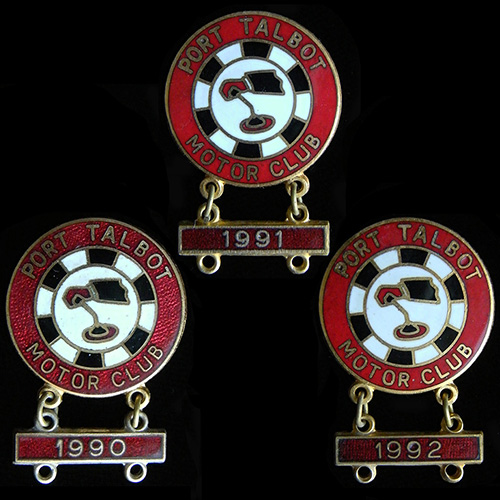 Port Talbot Motor Club Pin Badge