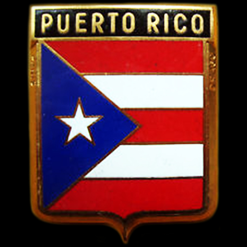 Puerto Rico Car Badge (Drago)  