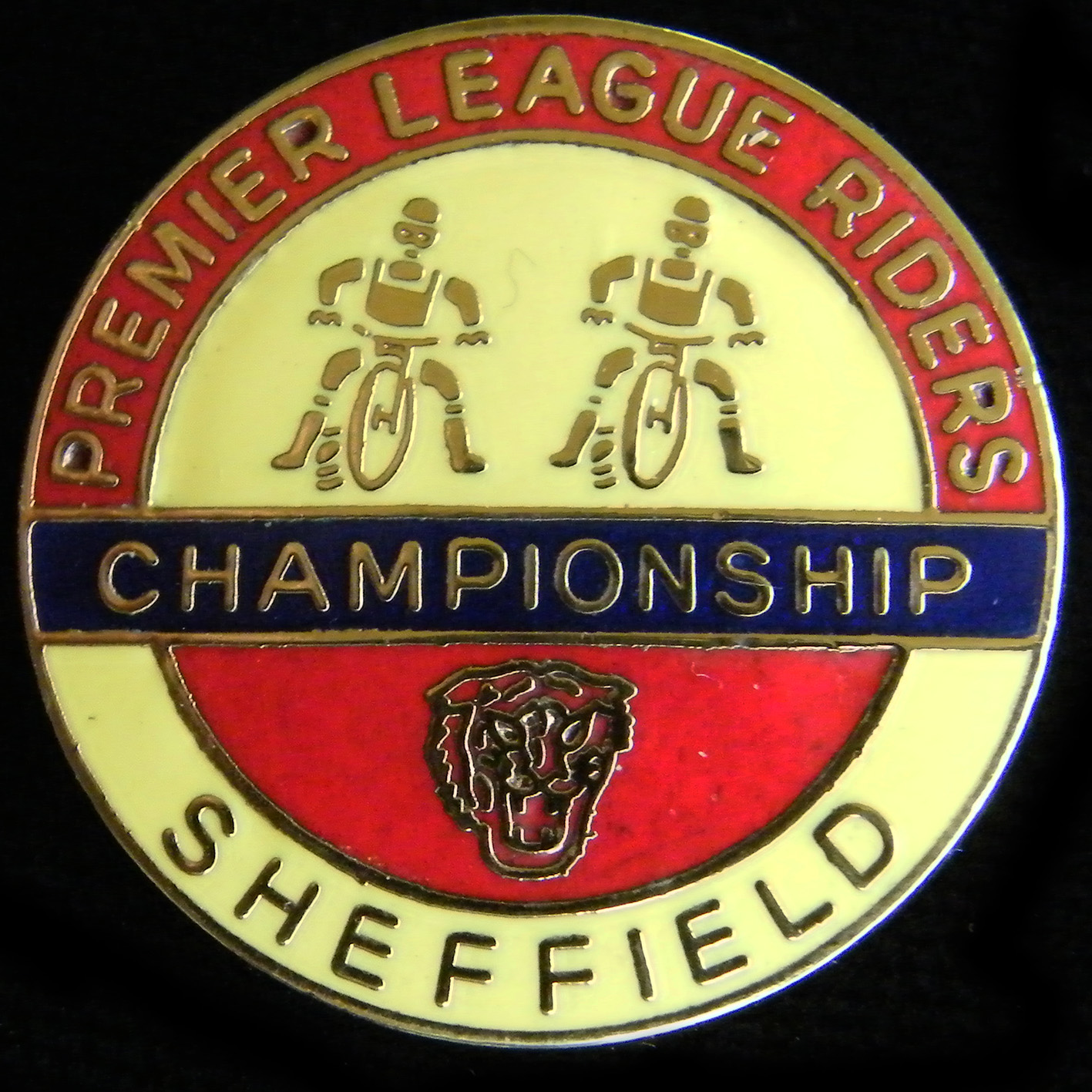 Premier League (Speedway) Riders Championship lapel Badge