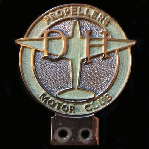 Propellers Motor Club car badge