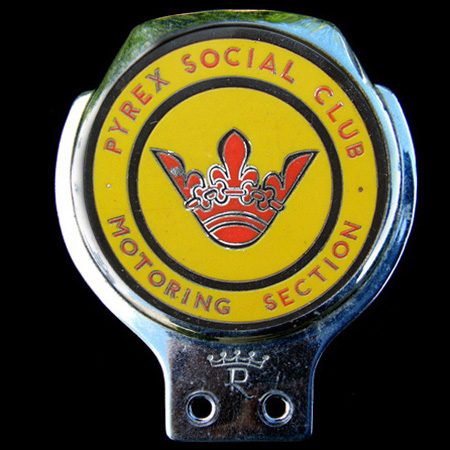 Pyrex Social Club car badge