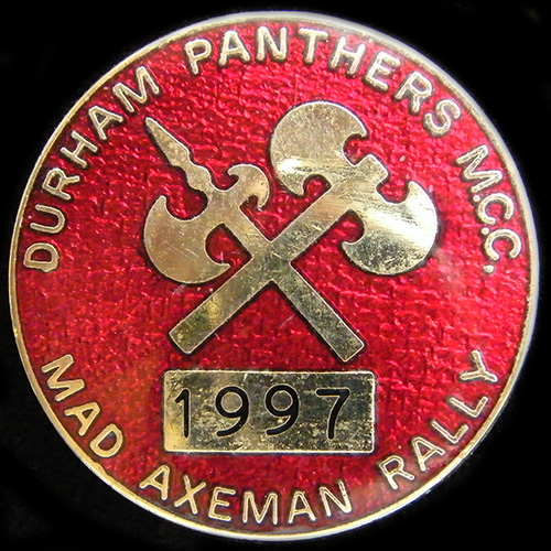 Mad Axeman Rally Pin Badge