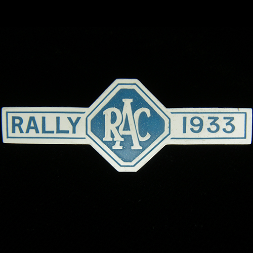 RAC Rally pin badge