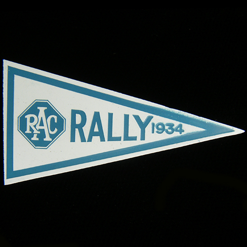 RAC Rally pin badge