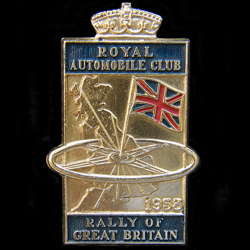 Royal Automobile Club Rally of Great Britain Lapel badge