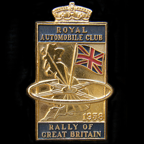 Royal Automobile Club Rally of Great Britain Lapel badge