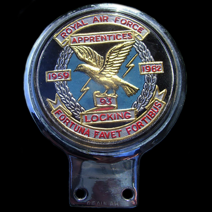 RAF Locking Apprentices car badge