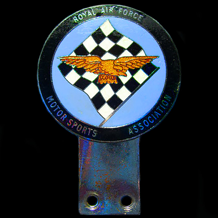 Royal Air Force Motor Sports Association Car Badge