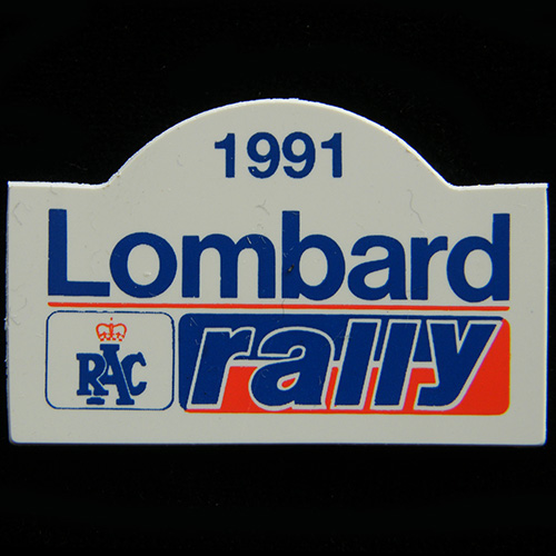 Lombard RAC Rally Pin Badge