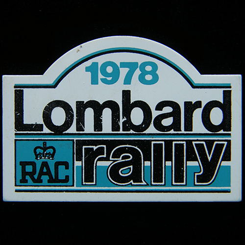 Lombard RAC Rally Pin Badge