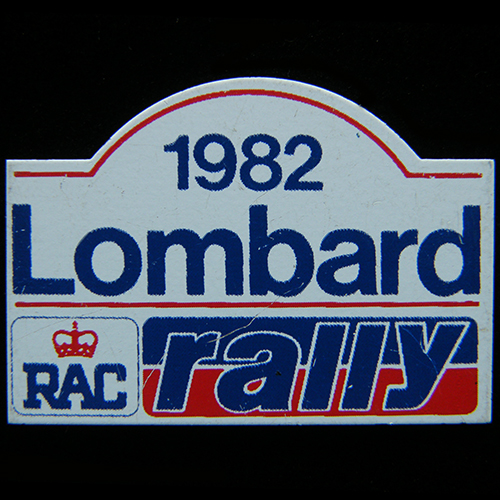 Lombard RAC Rally Pin Badge
