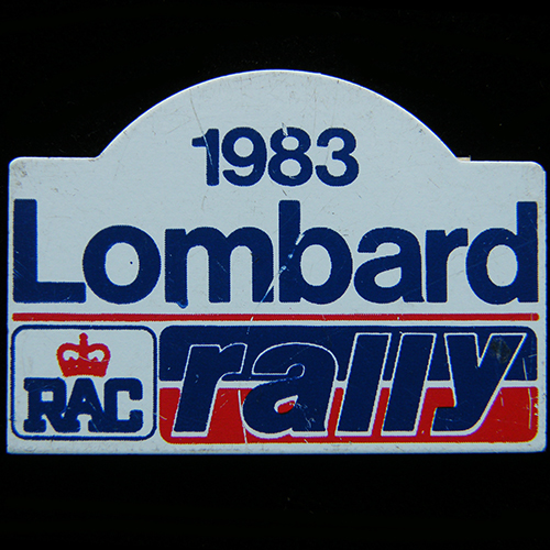 Lombard RAC Rally Pin Badge