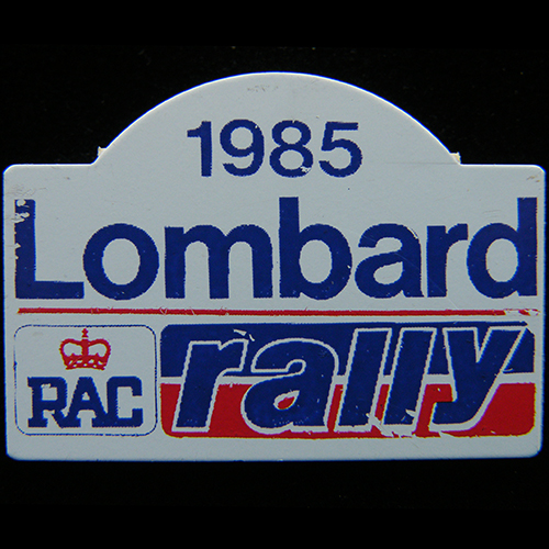 Lombard RAC Rally Pin Badge