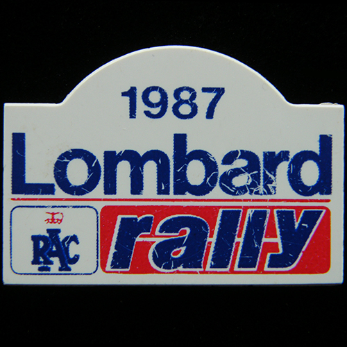 Lombard RAC Rally Pin Badge